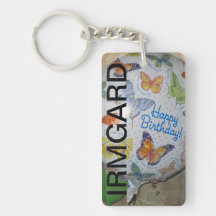Key Chain Rectangular Acrylic Key Chains