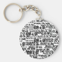 key chain skate or die porte-clés