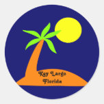 Key Largo, Florida tropical sticker