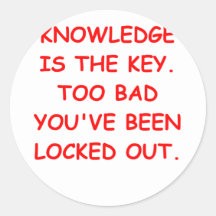 KEY.png Round Sticker
