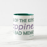 Key to Happiness / Bad Memory Mugs mugs