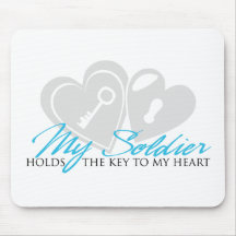Key to my heart mouse mat