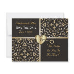 Key to My Heart Save The Date Card Custom Invites