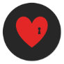 Key to my Heart Stickers