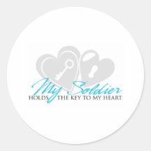 Key to my heart sticker