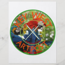 Key West Artpost Custom Flyer