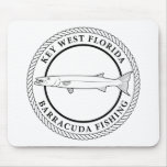 Key West Barracuda Fishing Mousepads