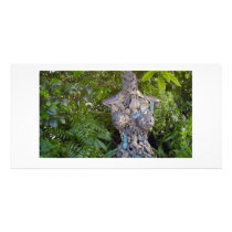 Key West Garden Sculpture Photo Card