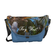 Key West Palm Trees Messenger Bag