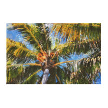 Key West Palm Trees Wrapped Canvas Art Gallery Wrapped Canvas