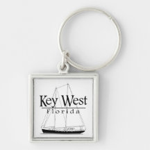 Key West Sailing Keychain