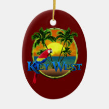 Key West Sunset Christmas Ornament
