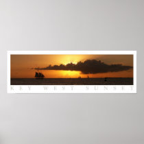 Key West Sunset Poster