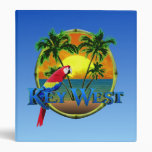 Key West Sunset Vinyl Binders