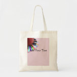 Keyboard Chaos Bright on Pink Canvas Bag