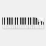 Keyboard / Piano Keys Bumper Sticker