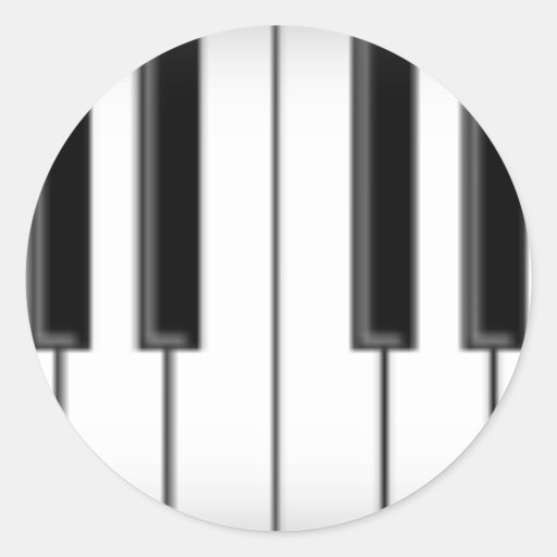 Keyboard / Piano Keys: Stickers
