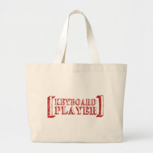 Keyboard Player Canvas Bag