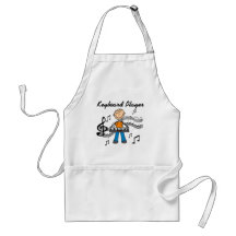 Keyboard Player Tshirts and Gifts Aprons