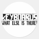 Keyboards What Else Is There? Round Sticker