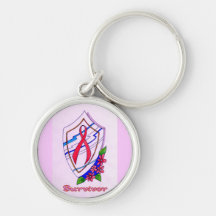 Keychain: Breast Cancer Survivor