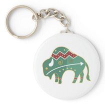 Keychain Buffalo Design Native American