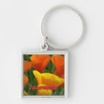 Keychain - California Poppy
