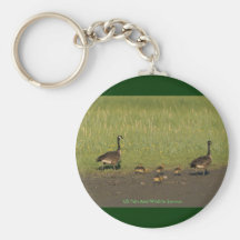 Keychain / Canada Geese Family