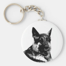 Keychain de berger allemand porte-clés