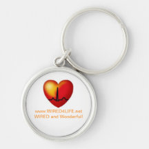 Keychain DE CÂBLE classieux Porte-clés