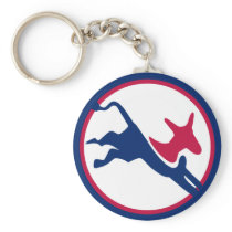 Keychain de Démocrate porte-clés