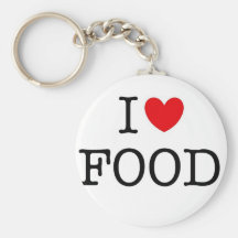 Keychain de nourriture du "coeur" I Porte-clés