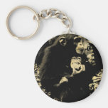 Keychain de singe porte-clefs