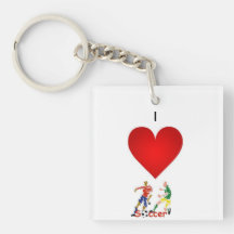 Keychain du FOOTBALL d'ILOVE Porte-clefs
