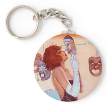 KEYCHAIN Gift DRAMA Actress Comedy Tragedy Queen