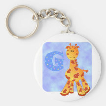 Keychain Giraffe Monogram G