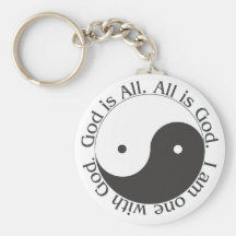 Keychain - God is All Yin-yang