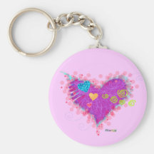 Keychain - HEARTS A FIRE!