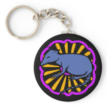 Keychain ~ Keys Chinese Zodiac Sign Year Rat Rats