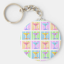Keychain - martini 2010 d'art de bruit porte-clef