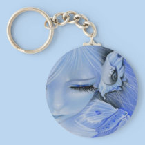 keychain mermaid fish creature keychains