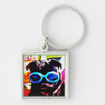 Keychain - Miss Olivia Pug