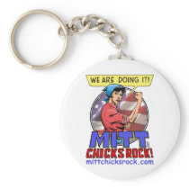 Keychain - Mitt Chicks Rock!