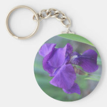 Keychain, "Purple Iris"