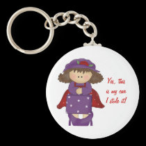 Keychain-Red Hat Ladies keychains