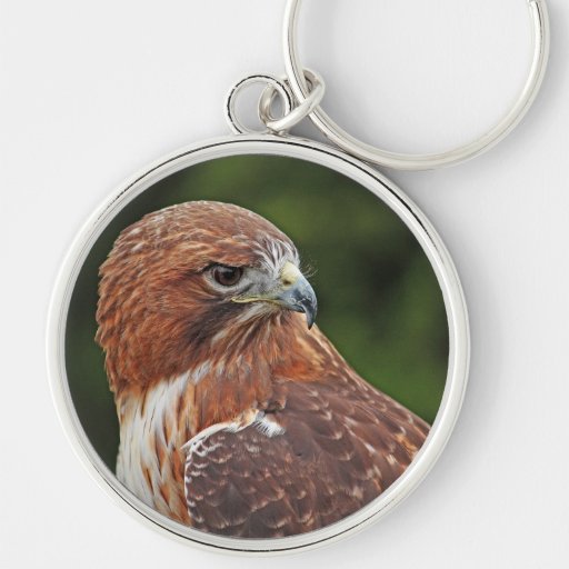 keychain Rouge-coupé la queue de faucon Porte-clés