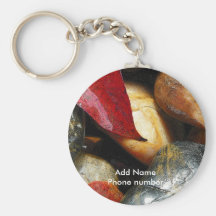 Keychain Stones Add Name and Your Phone number