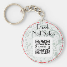 Keychain Template Dazzle Nail Salon