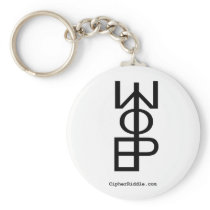 Keychain with Cipher Logo