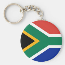 Keychain with Flag of South Africa